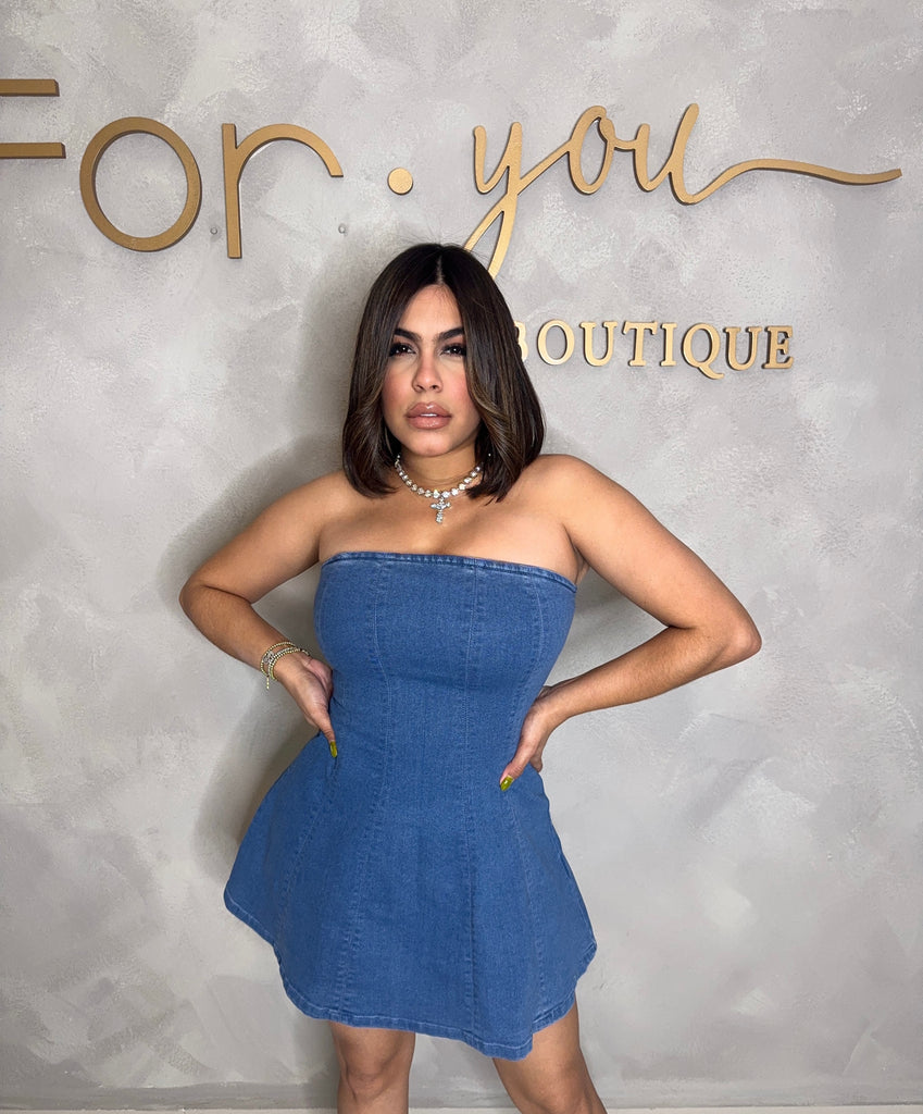 GIGI DENIM DRESS