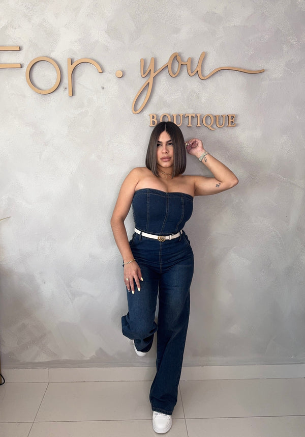 IVANNA DENIM JUMPSUIT