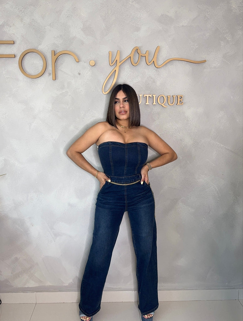 IVANNA DENIM JUMPSUIT