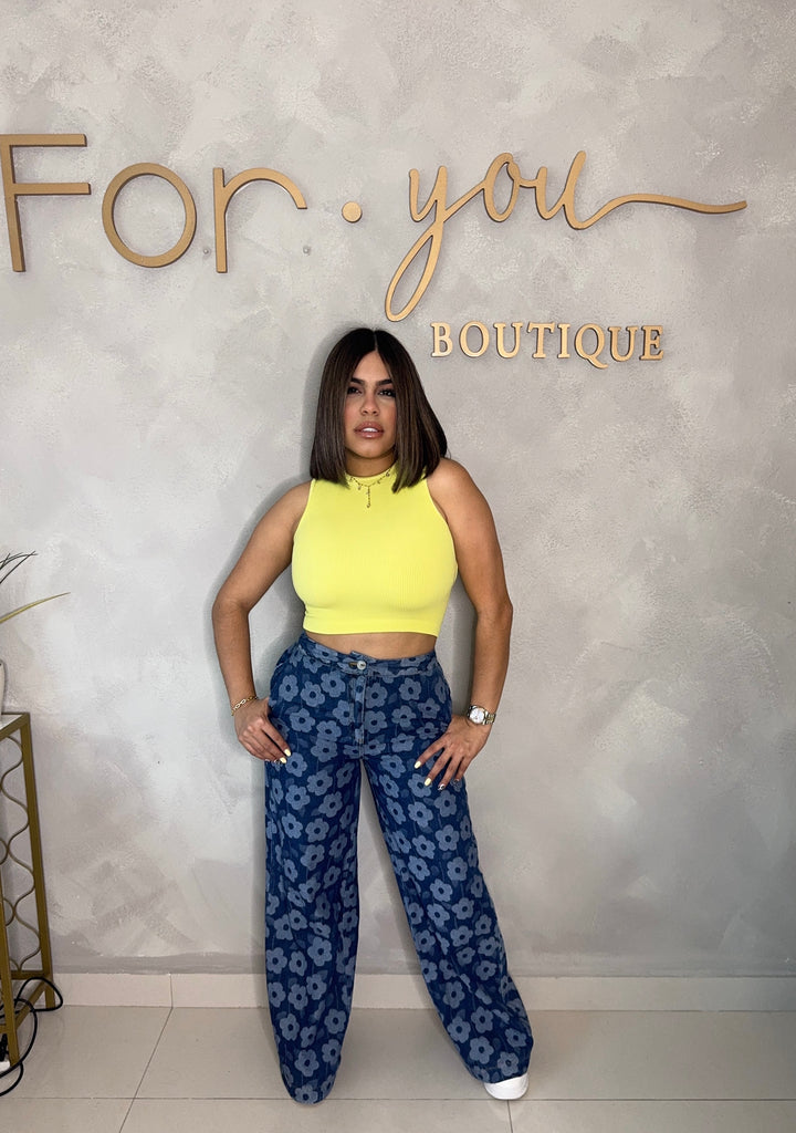 GIA DENIM BLUE PANT