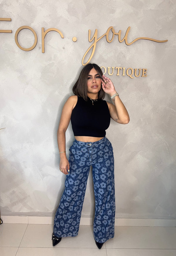 GIA DENIM BLUE PANT