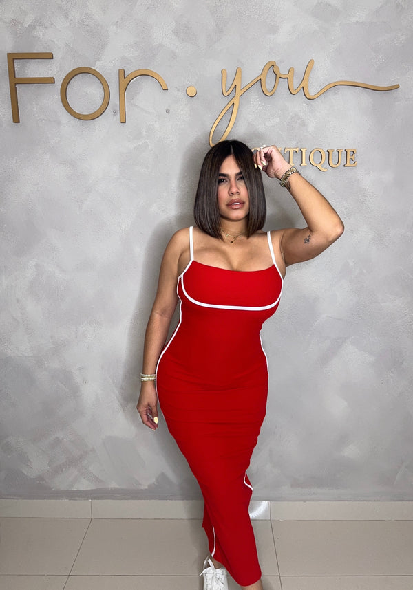 VALENTINE DARK RED DRESS