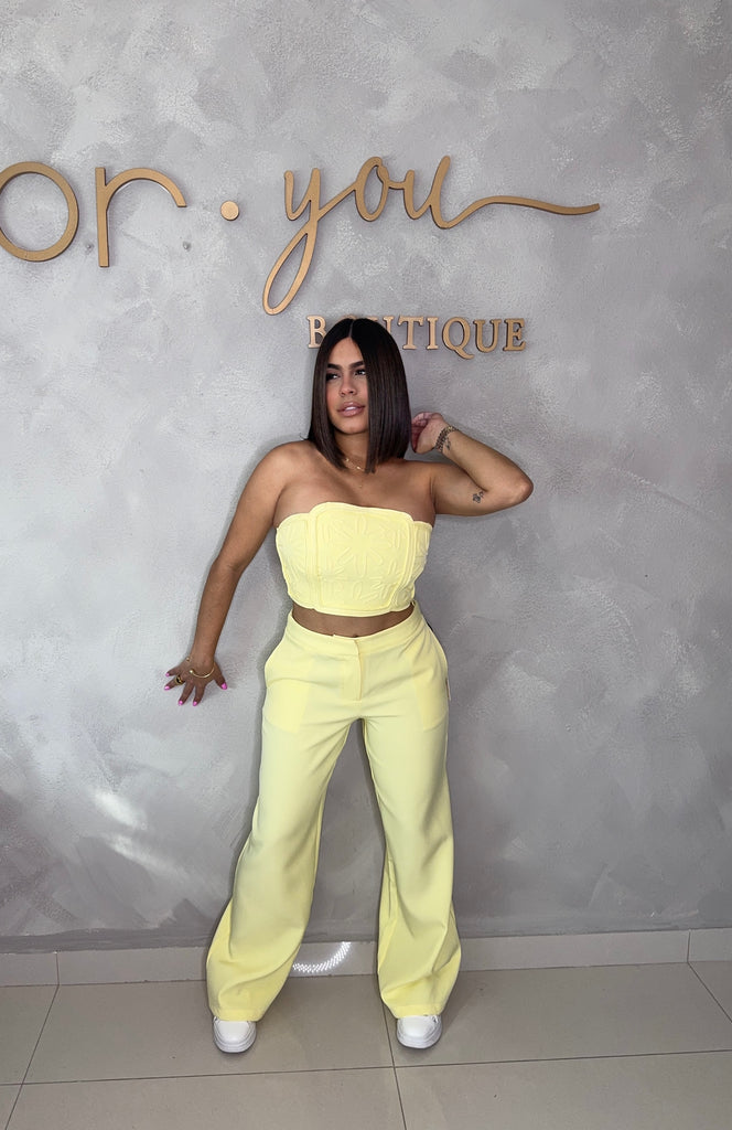 ESTHER BUTTER YELLOW SET