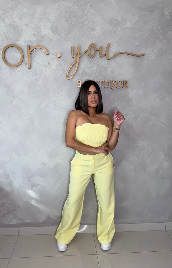 ESTHER BUTTER YELLOW SET